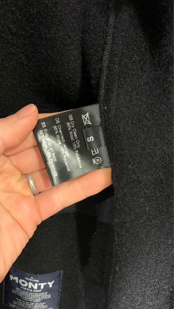 グローバーオール　ダッフルコート　サイズS ブラック