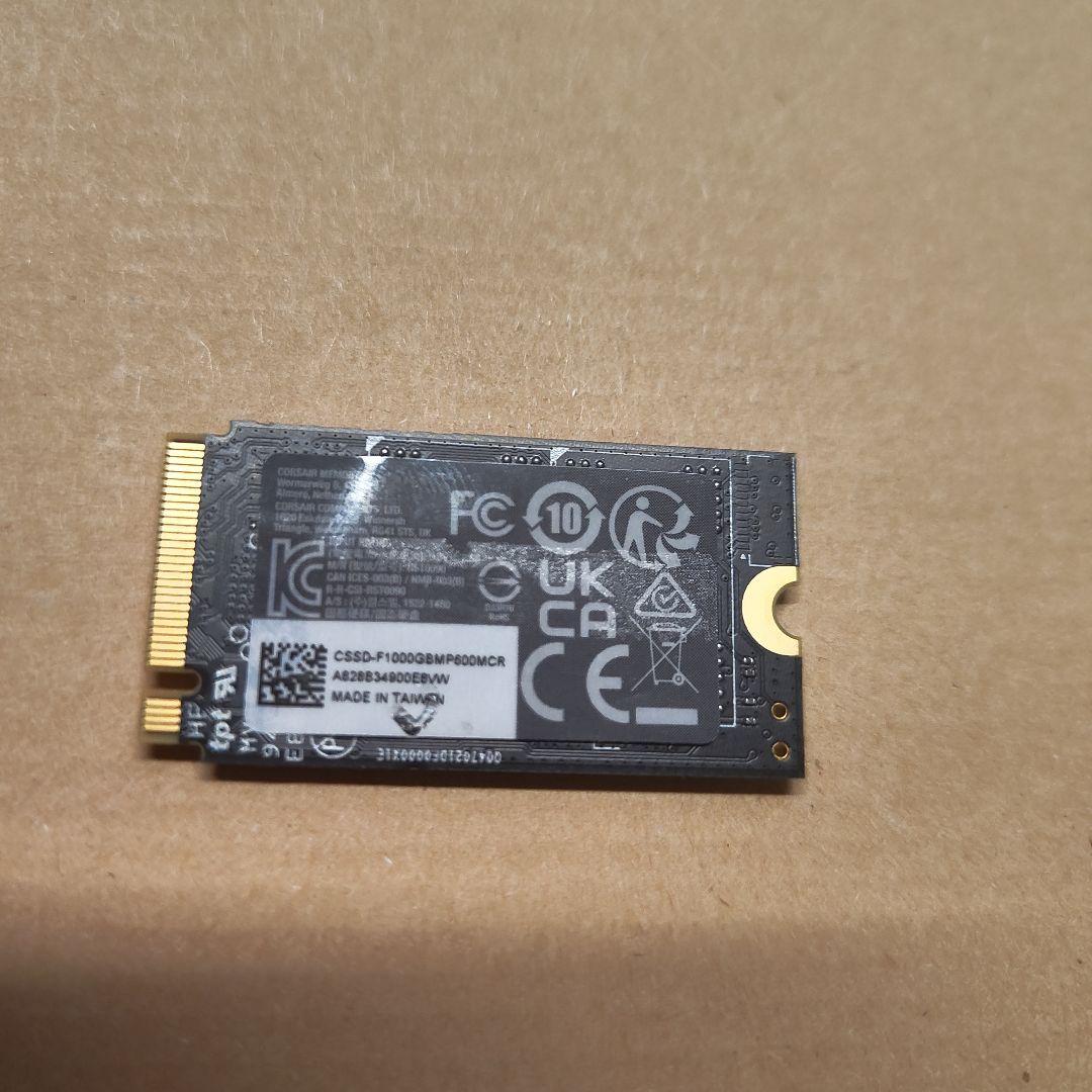 内蔵型SSD CORSAIR MP600 MICRO M.2 NVMe SSD 1TB