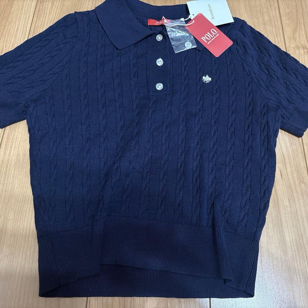 Rirandture〈POLO BCSコラボ〉ケーブルポロニット(試着のみ)