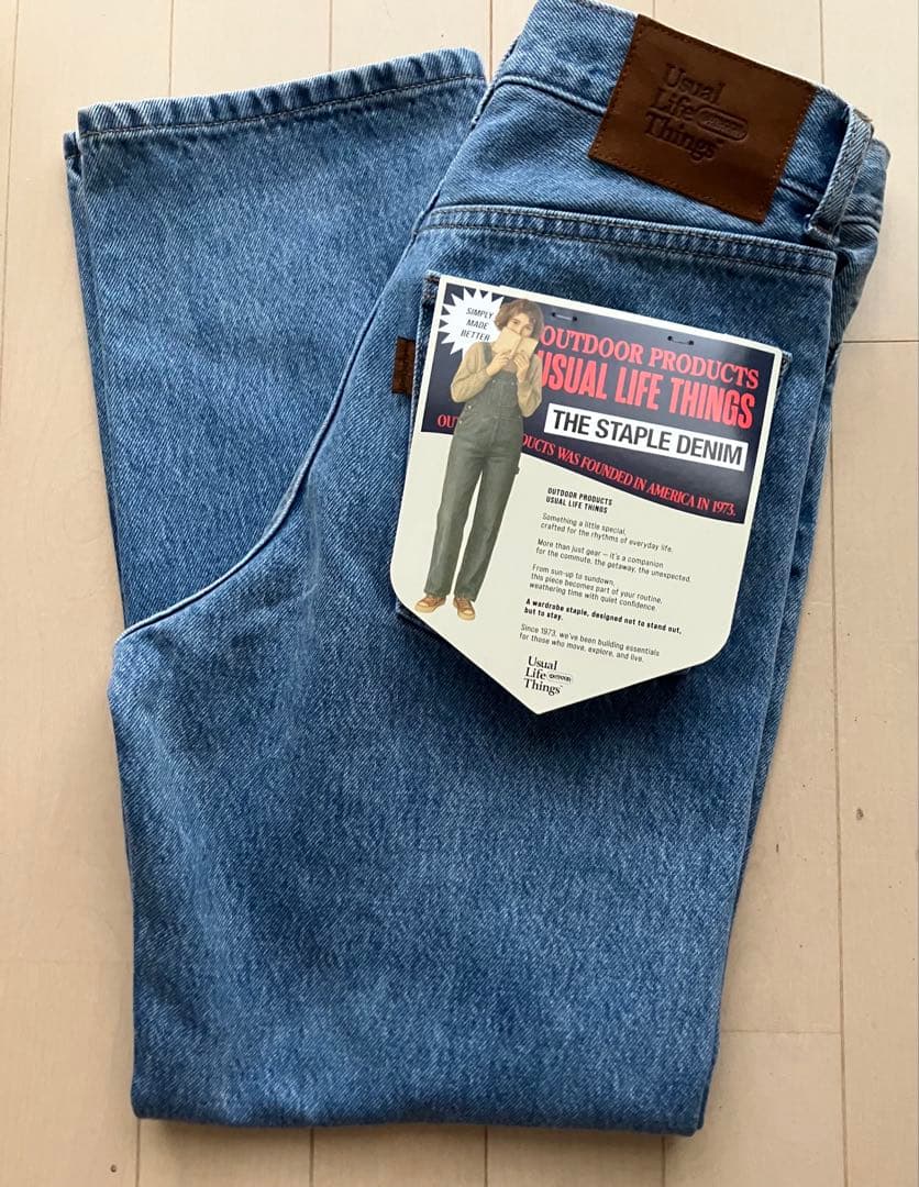 OUTDOOR PRODUCTS ULTデニムリーンストレート5PK サイズ34