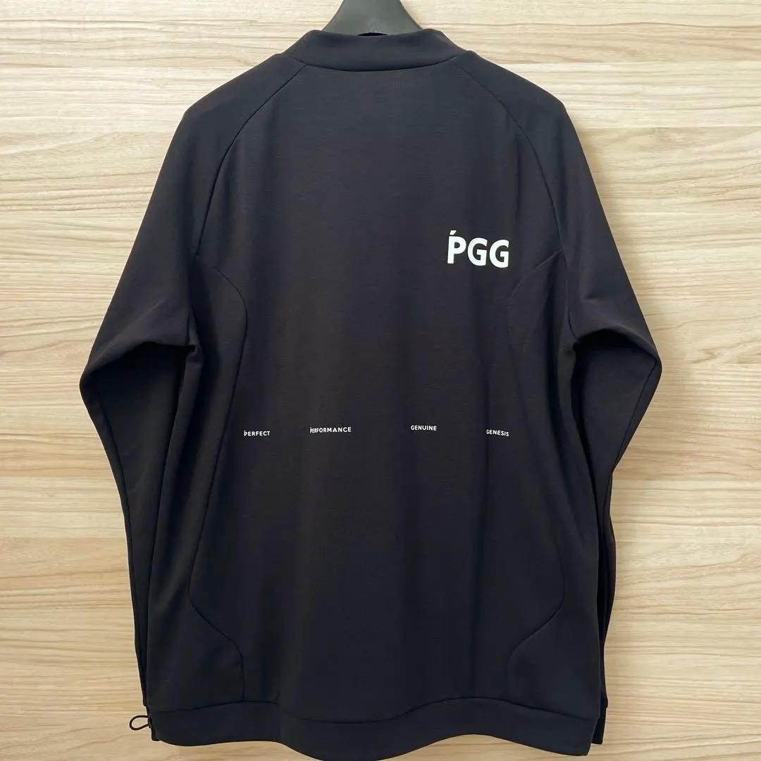 新品★PGG パーリーゲイツ 黒系セットアップ 長袖ハイネック＆ハーフパンツ 5