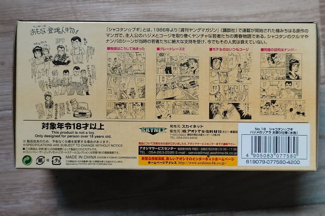 ミニッツボディ シャコタン☆ブギハジメのソアラ お祭り仕様(水玉)