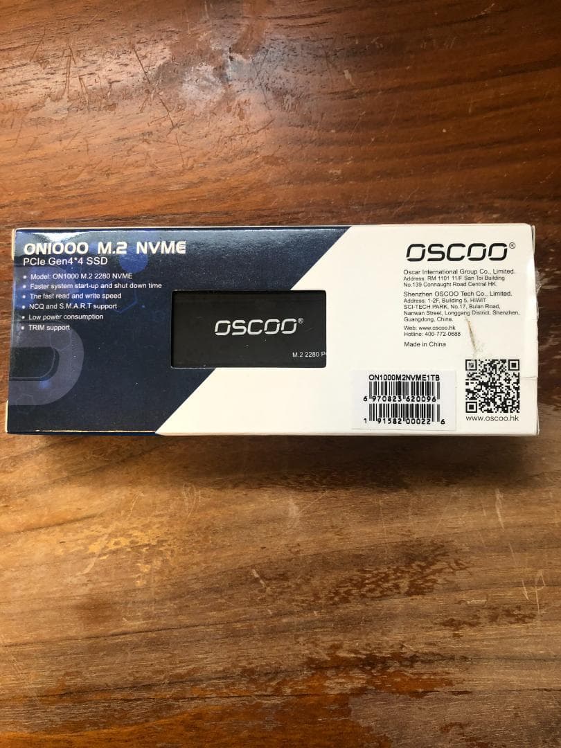 内臓型 SSD 1TB Gen4x4 M.2 NVME 2280 状態良し