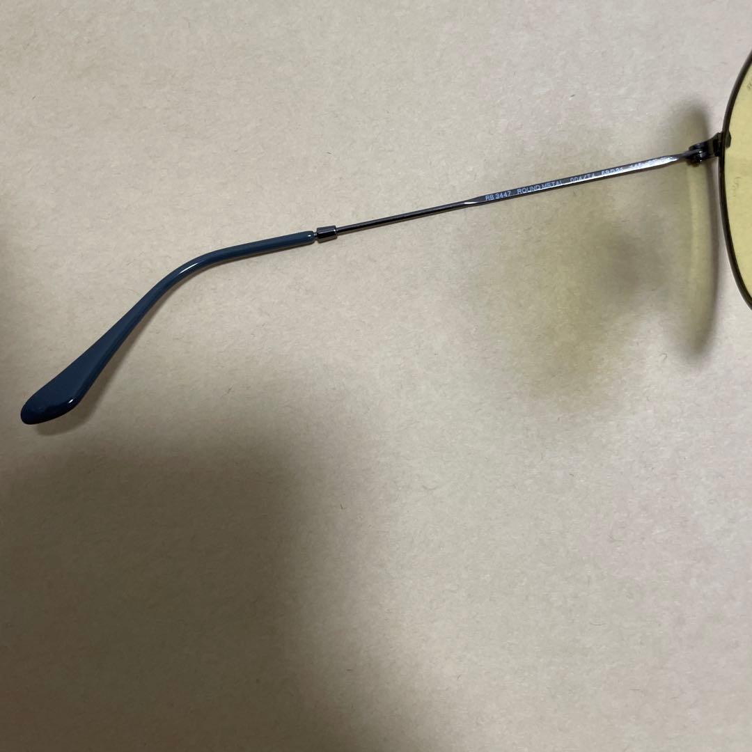 RayBan ROUND L RB3447 004 T4 ライトイエロー
