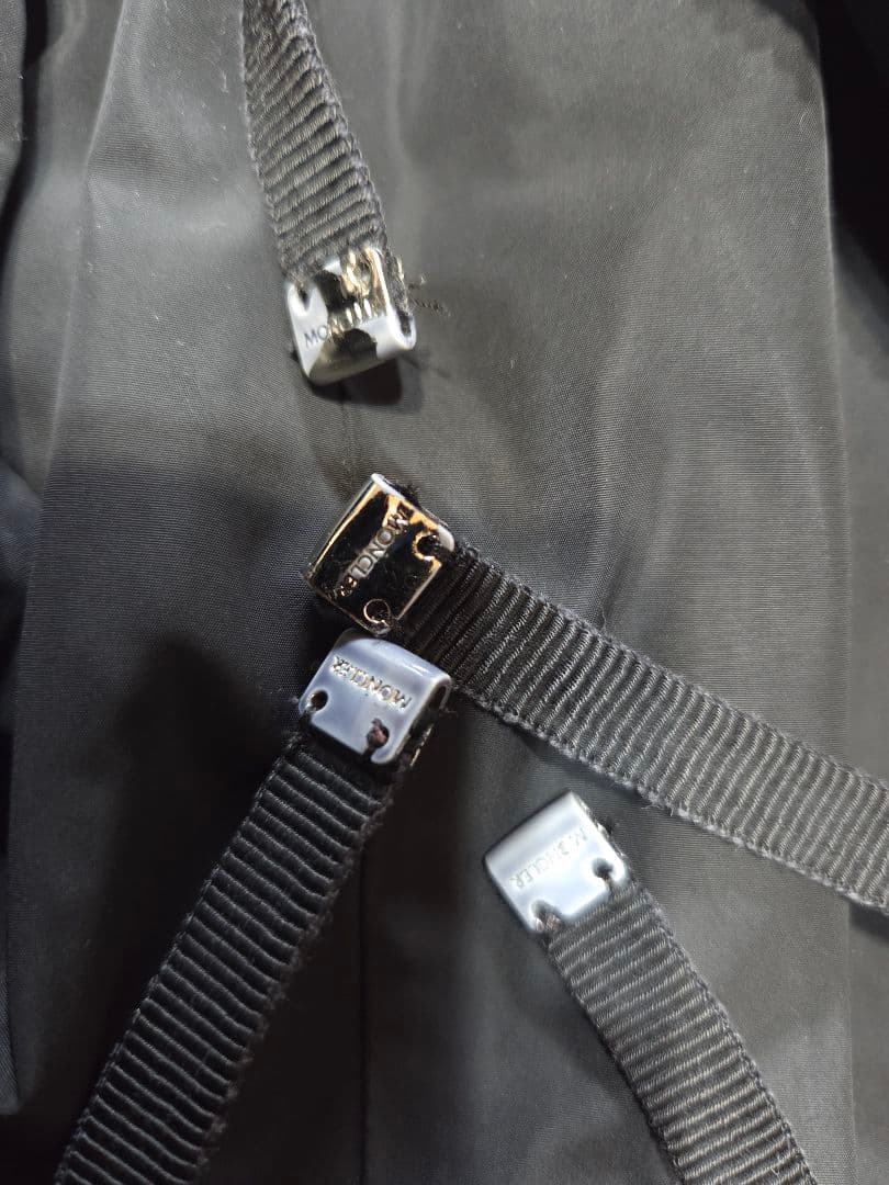 確実正規品　MONCLER　ブラック 【希少サイズ3】スプリングコート