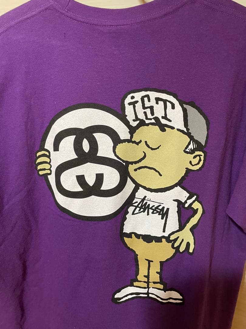 専用00s OLD STÜSSY TRIBE Tシャツ 紫