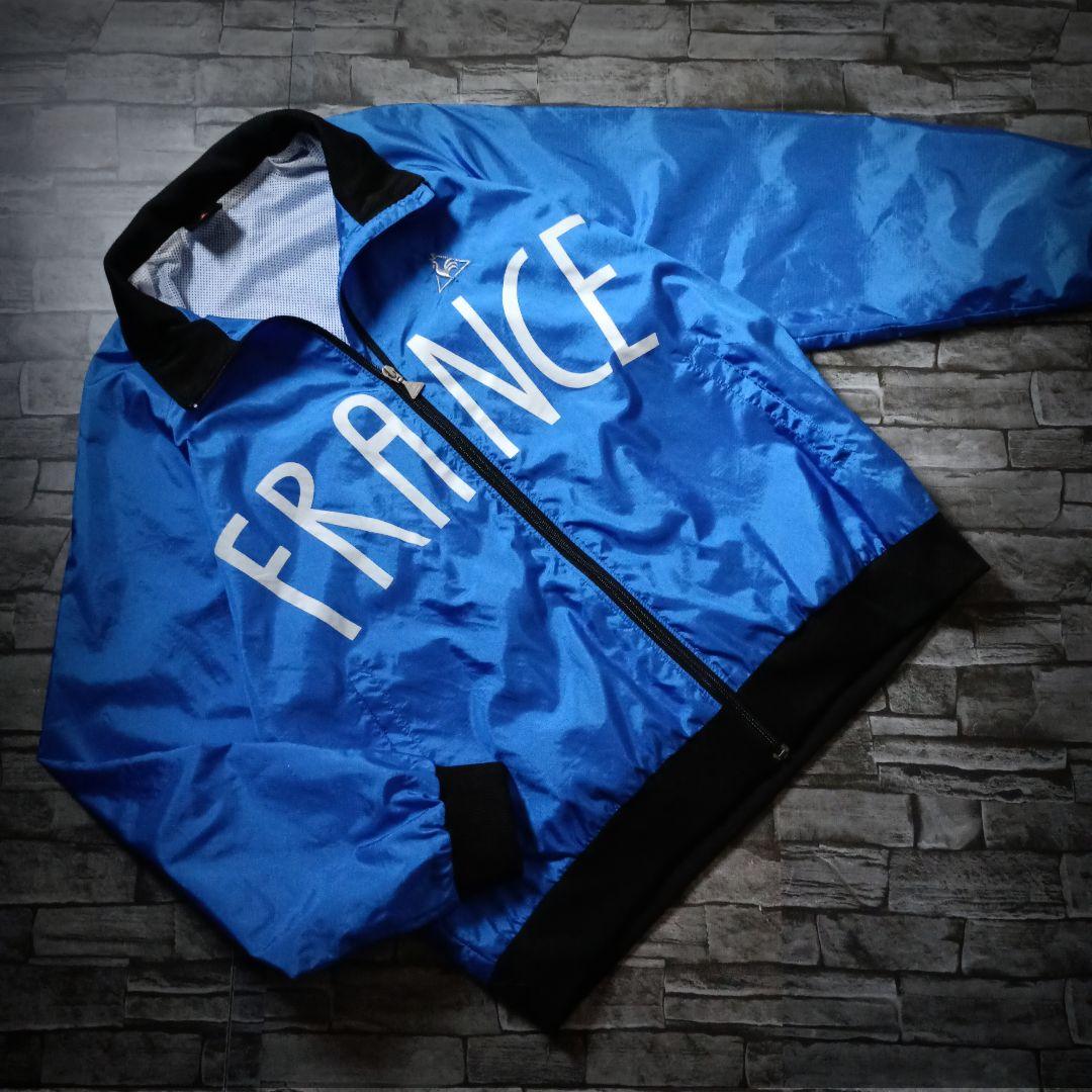 グッドカラー☆ルコックスポルティフ ナイロンジャケット FRANCEロゴ XL