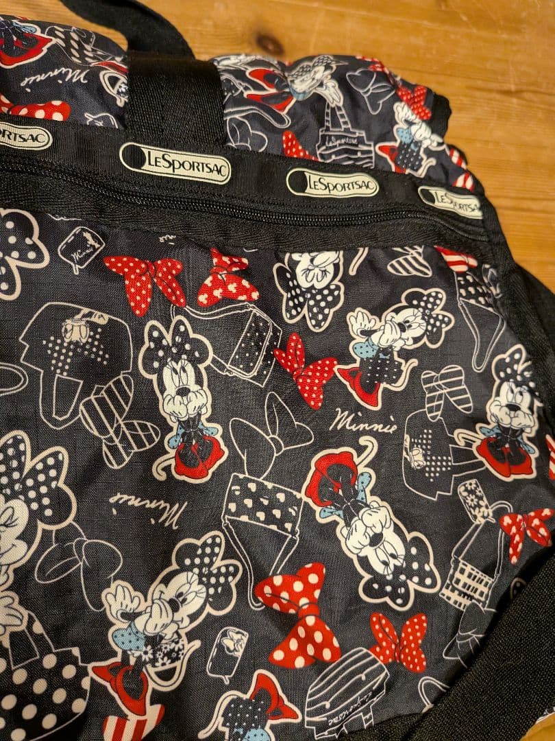 LeSportsac ミッキー ミニー ボストンバッグ 大容量