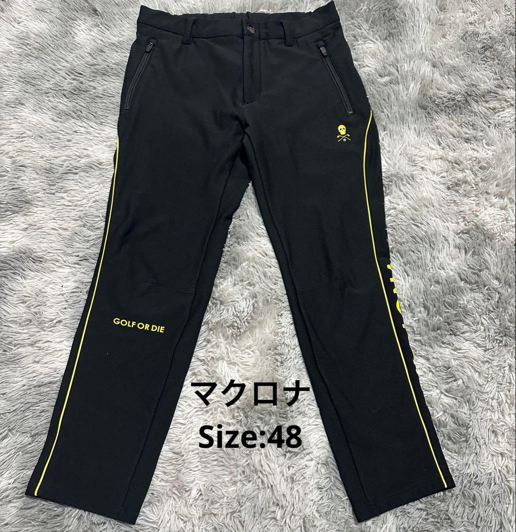 MARK&LONA 裏起毛 ゴルフパンツ