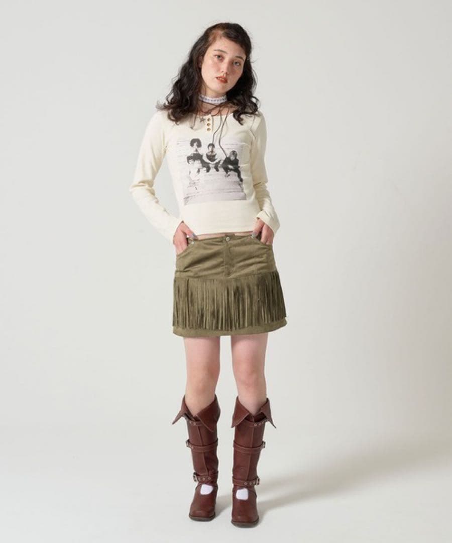 QUEEN ヘンリーネックTシャツ TINA：JOJUN