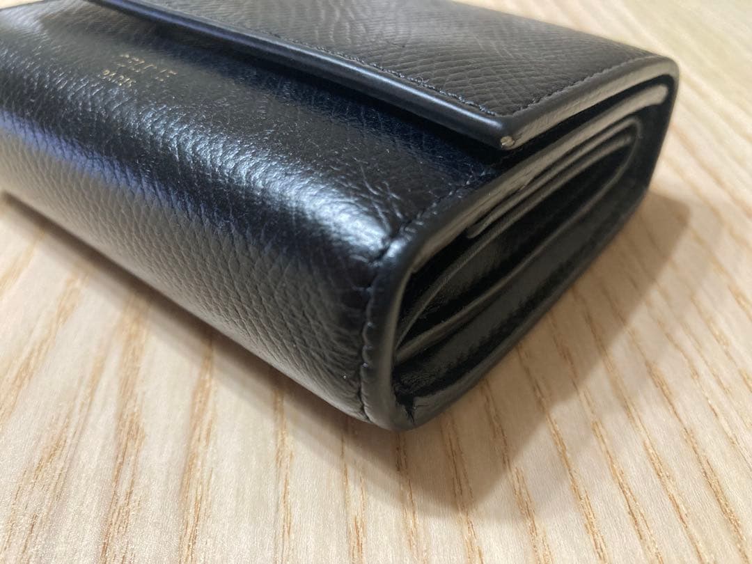 CELINE スモールトリフォールド 財布 ブラック