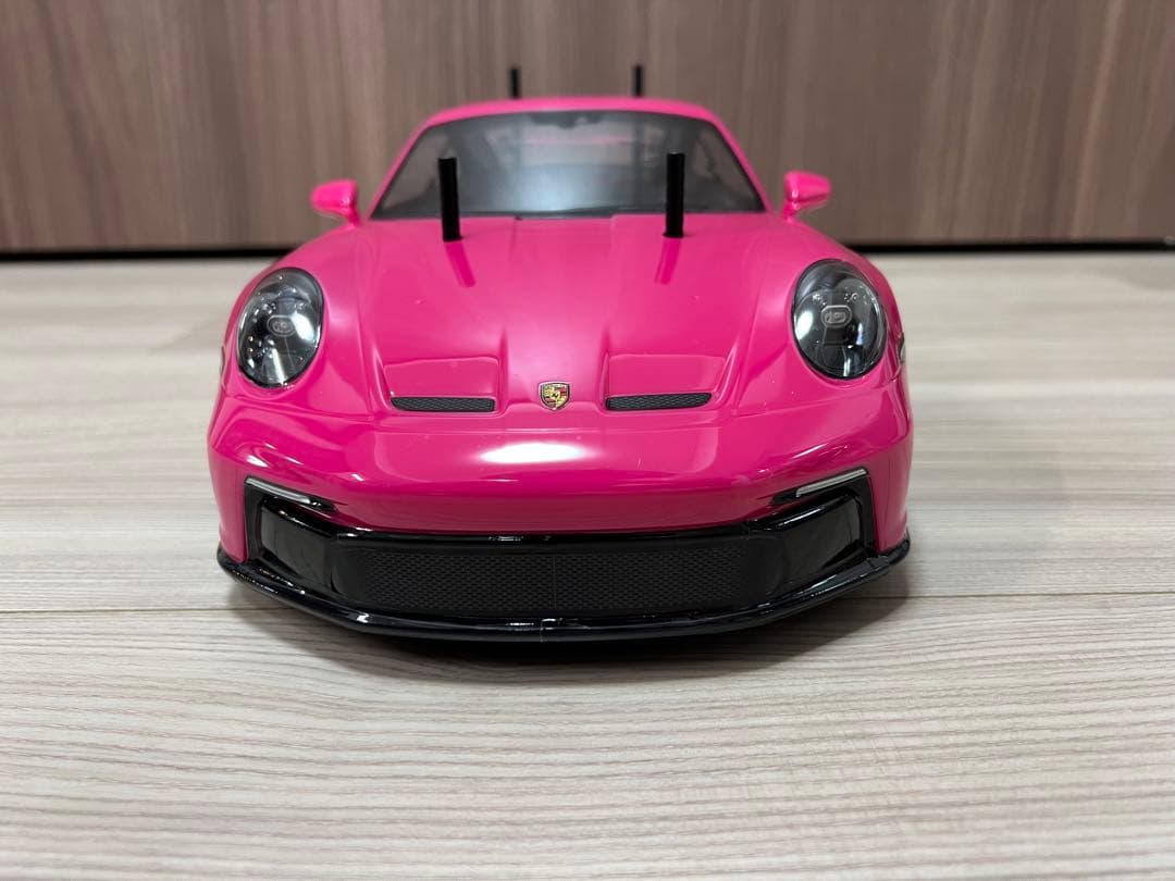 タイヤ付き！　タミヤ　ポルシェ911 GT3 992　ルビースターネオ完成ボディ