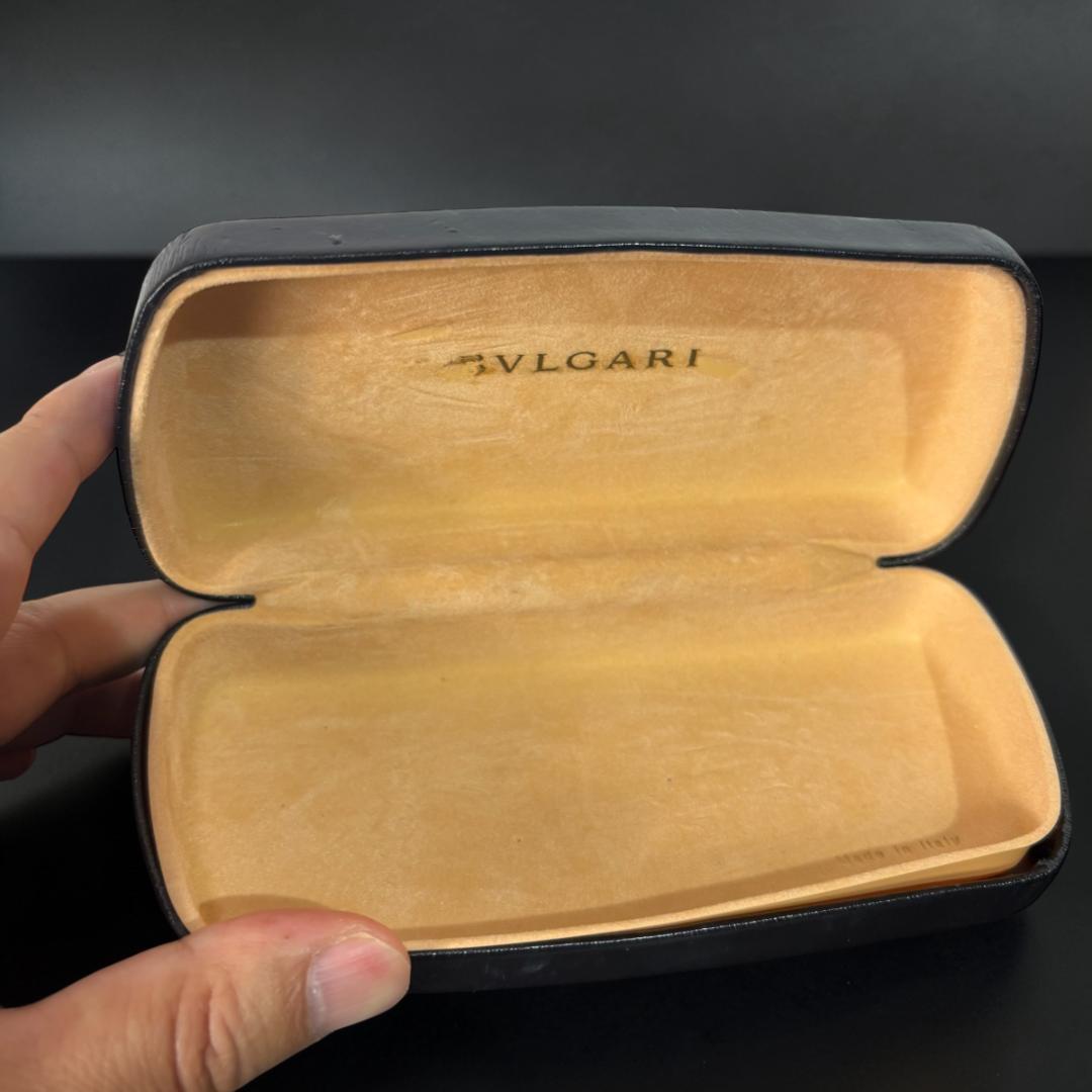 BVLGARI サングラス リムレス グリーンレンズ ケース付き