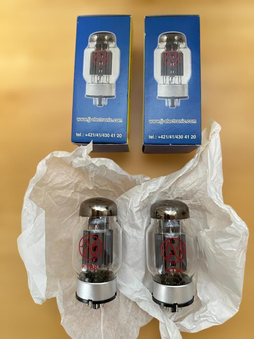 未使用新品 JJ KT88マッチドペア オーディオ専門店にて購入