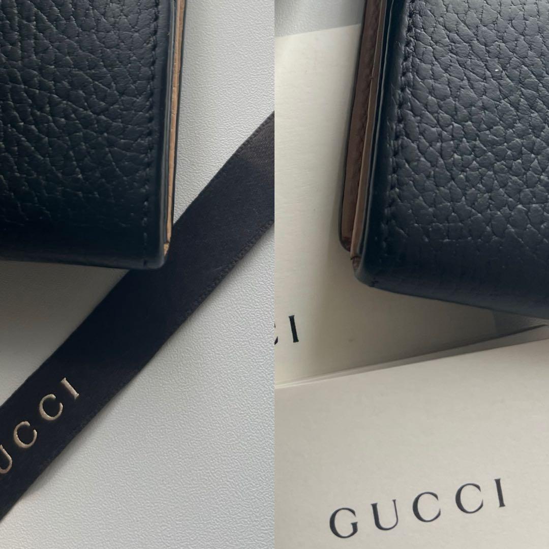 195 美品 GUCCI グッチ 2つ折り財布