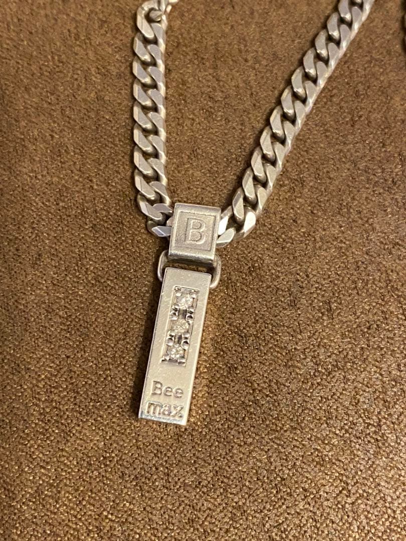 シルバー　レダシルマ Bee Max ネックレス ダイヤ0.1ct ゲルマニウム