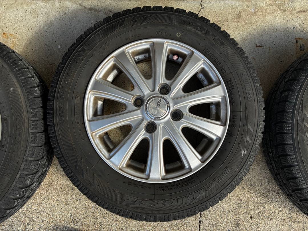 13インチホイール　タイヤ付き　145/80R13