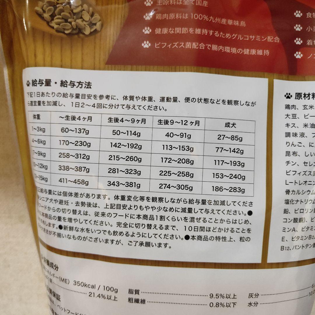 うまか プレミアムドッグフード 1.5kg　3袋セット