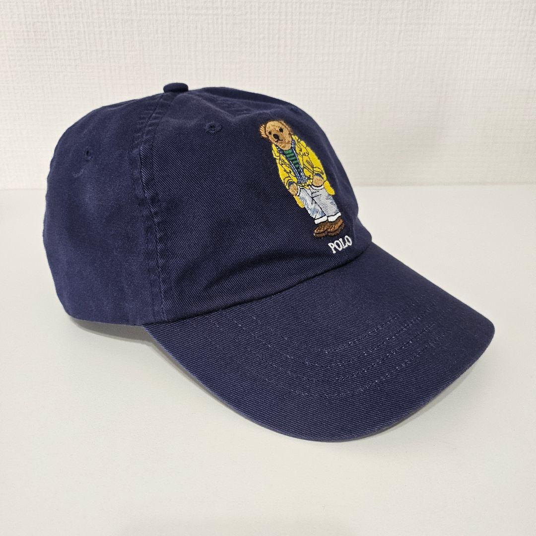 ラルフローレン　ポロベアー　キャップ　ネイビー