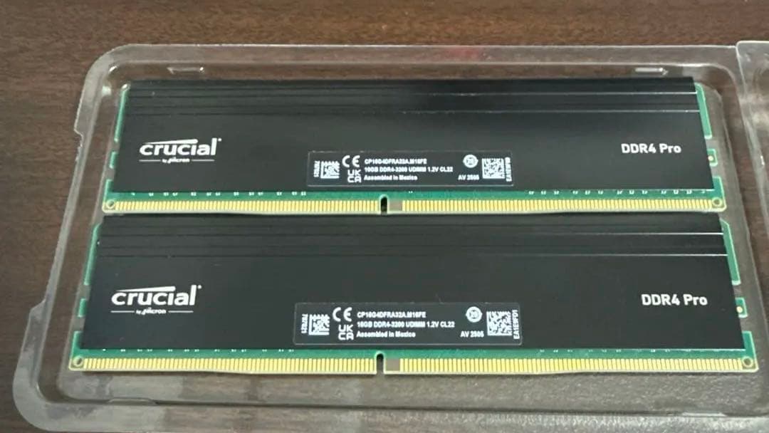 ト*ム様 Crucial PRO デスクトップ用メモリ 16GB×2枚 DDR4