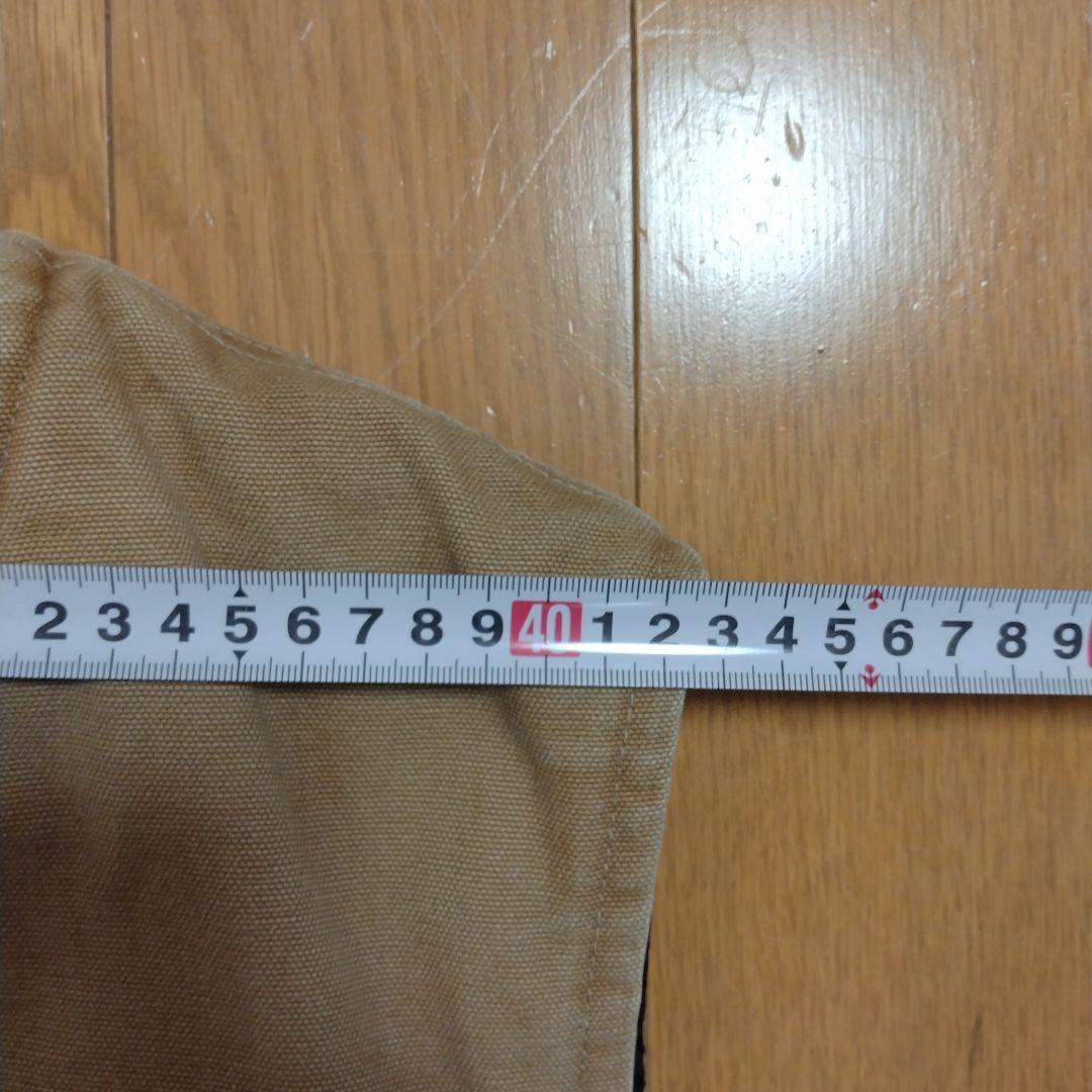 カーハート ダックベスト Carhartt ブラウン L 相当 腰ゴム USA