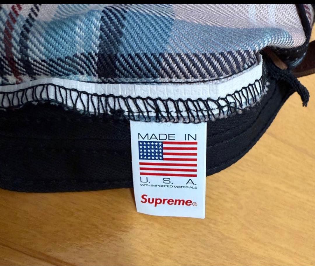 ゆ*ん様 Supreme Lochcarron Camp Cap ローズプレイド