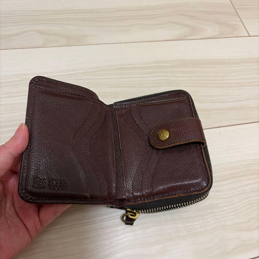 【IL BISONTE】 イルビゾンテ 二つ折り財布
