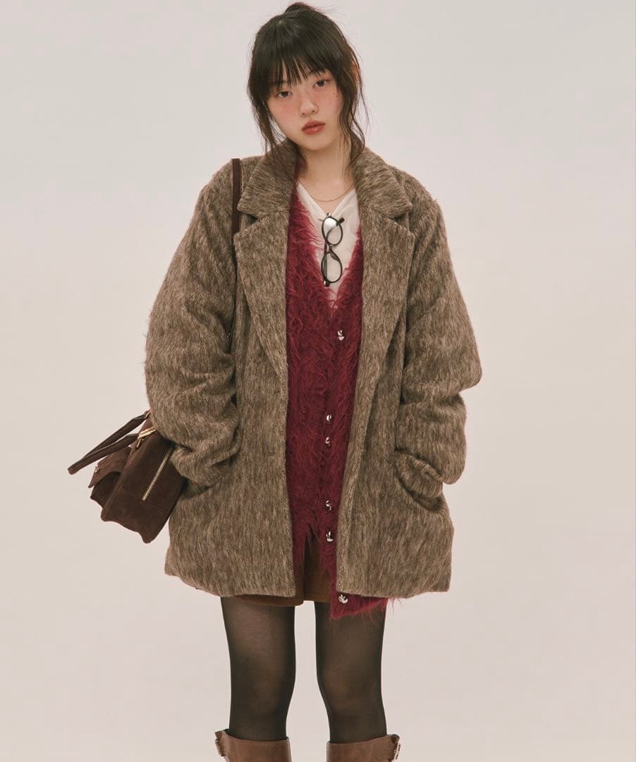 loin nuit shaggy coat / シャギーコート