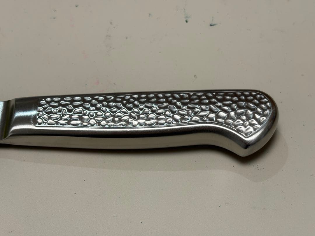 【値下】實光刃物 切付三徳170mm NEVER STAIN 粉末ハイスSPG2