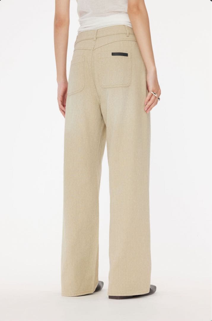 パンツ STUDIO DOE Washed straight leg pants S+