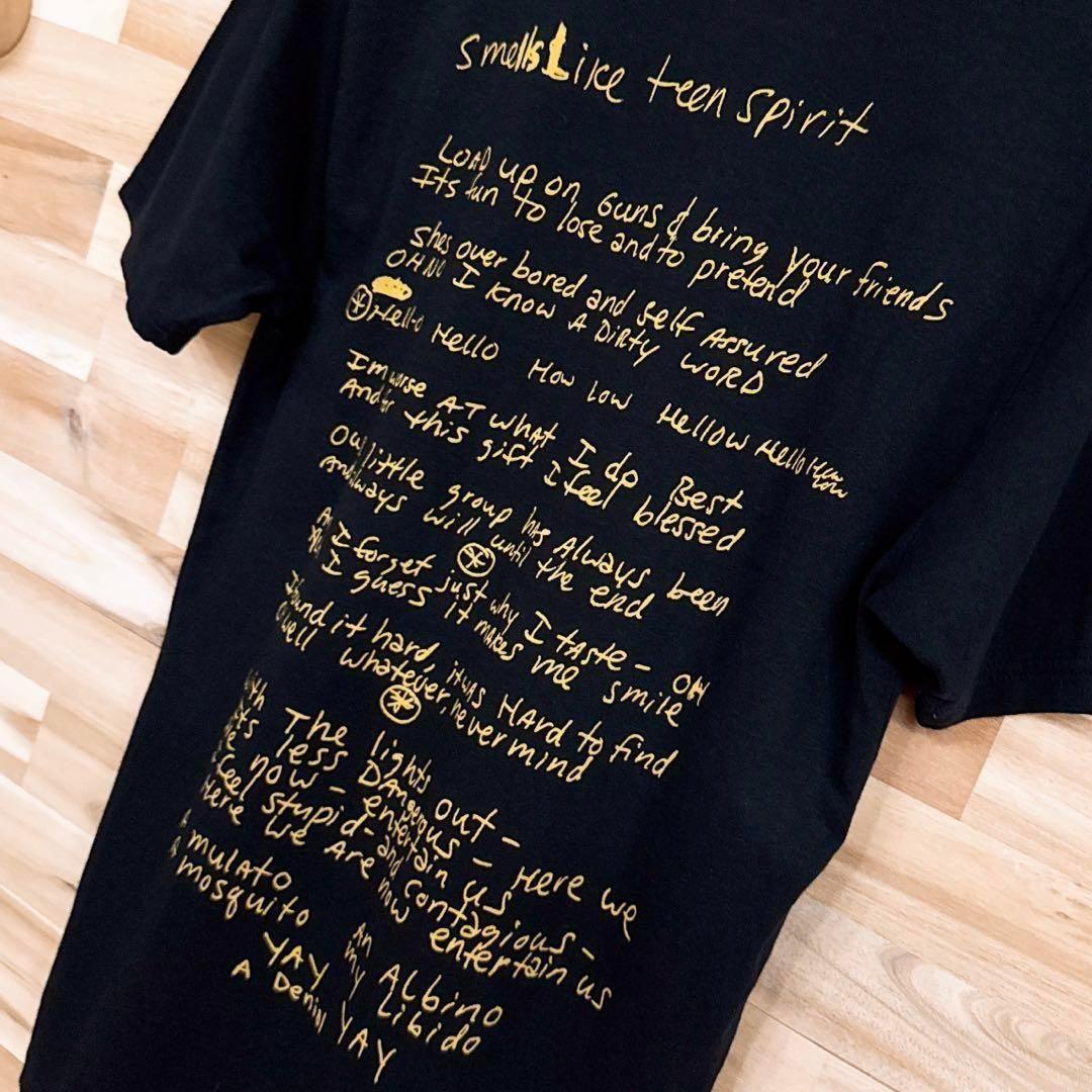 【ヒステリックグラマー×ニルヴァーナ】コラボ スマイル ロゴ 半袖TシャツS 黒