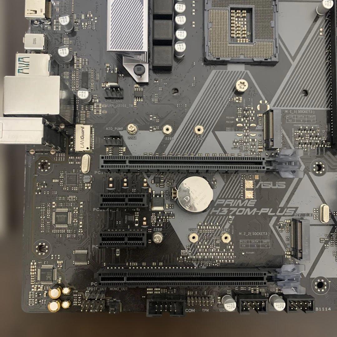ASUS PRIME H370M-PLUS LGA1151 BIOS確認済 N2