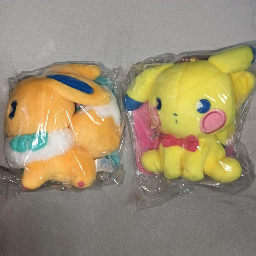 ピカチュウ&イーブイ ぬいぐるみマスコット サイコソーダ ポケモンセンター限定