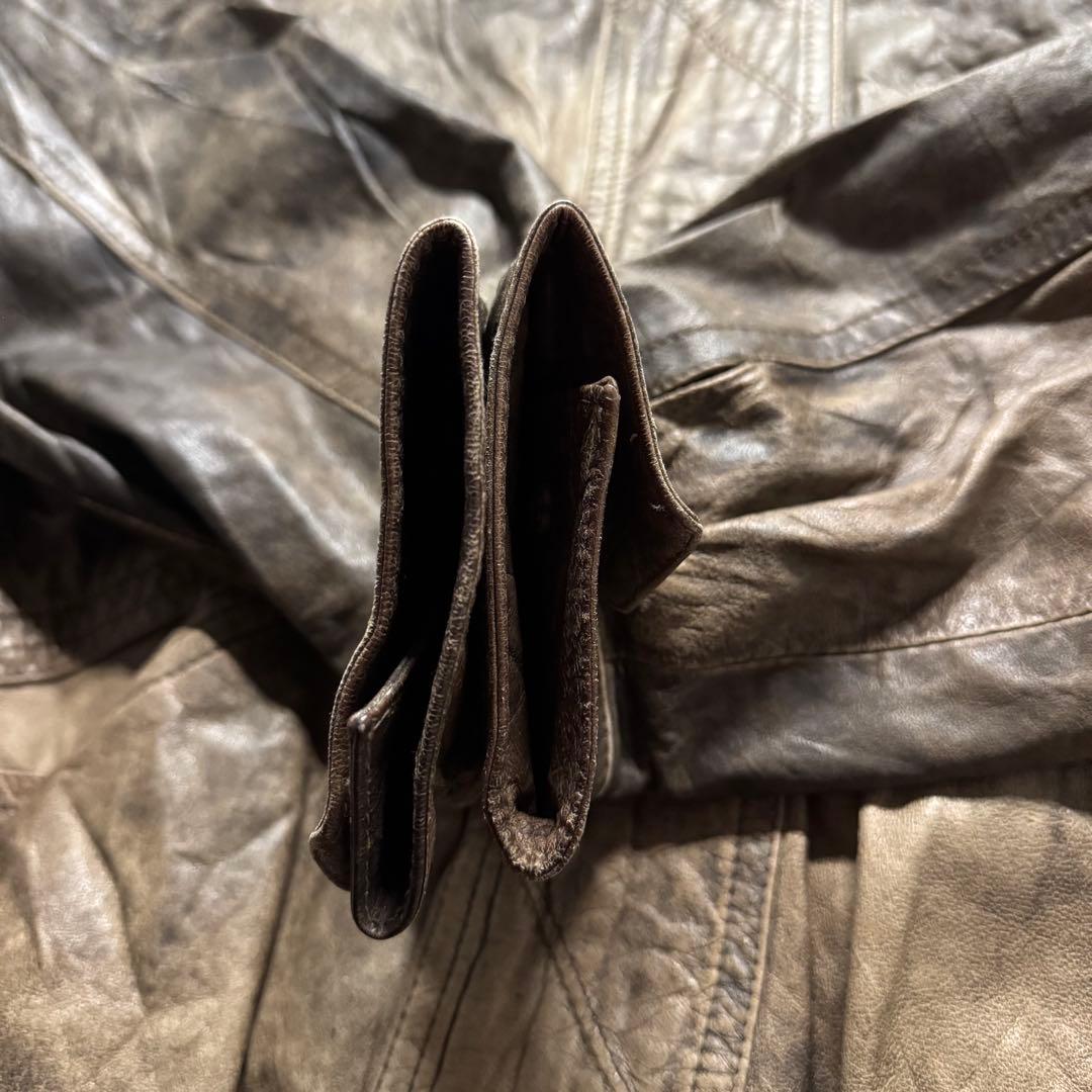 90s A-2 faded deerskin flight jkt イタリア製
