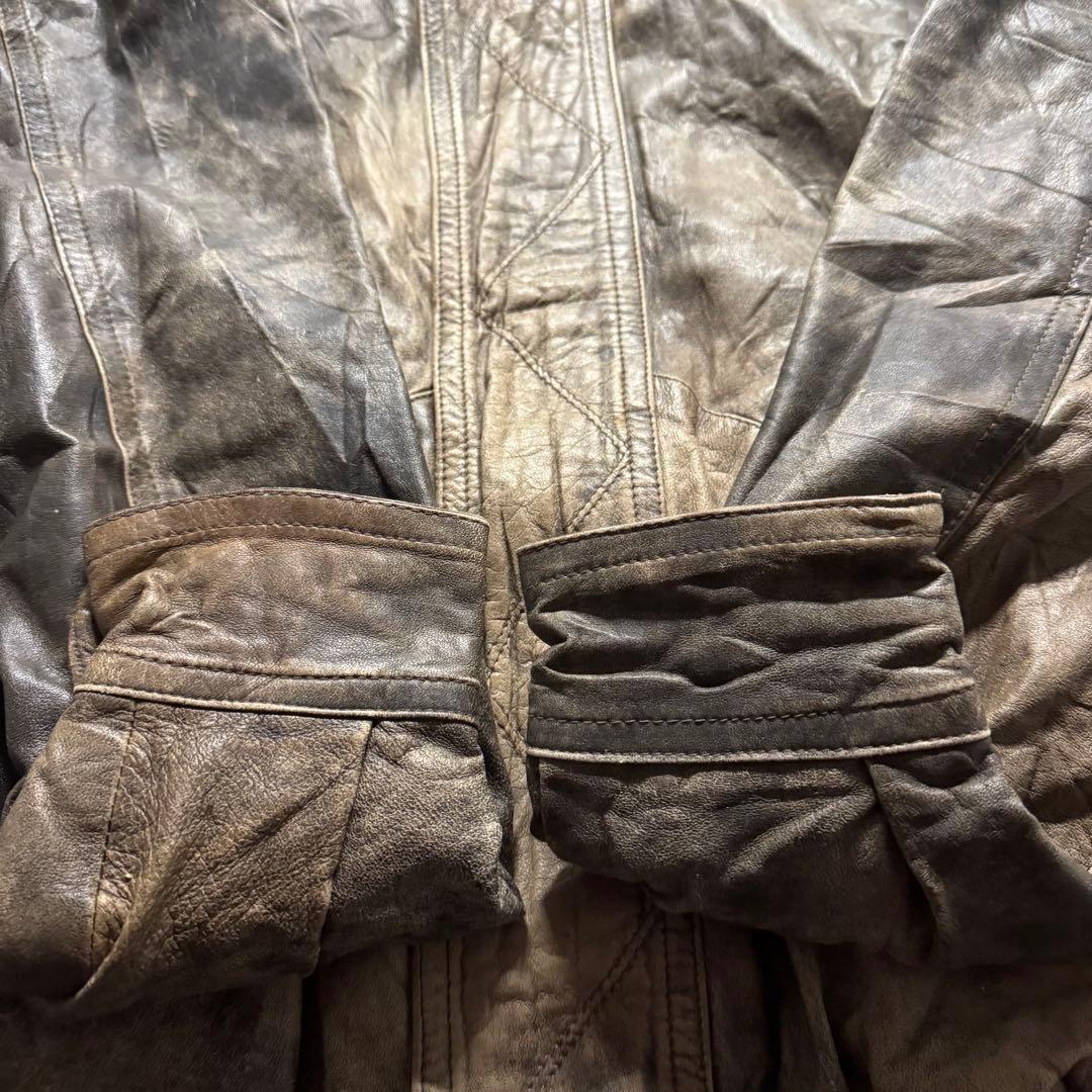 90s A-2 faded deerskin flight jkt イタリア製