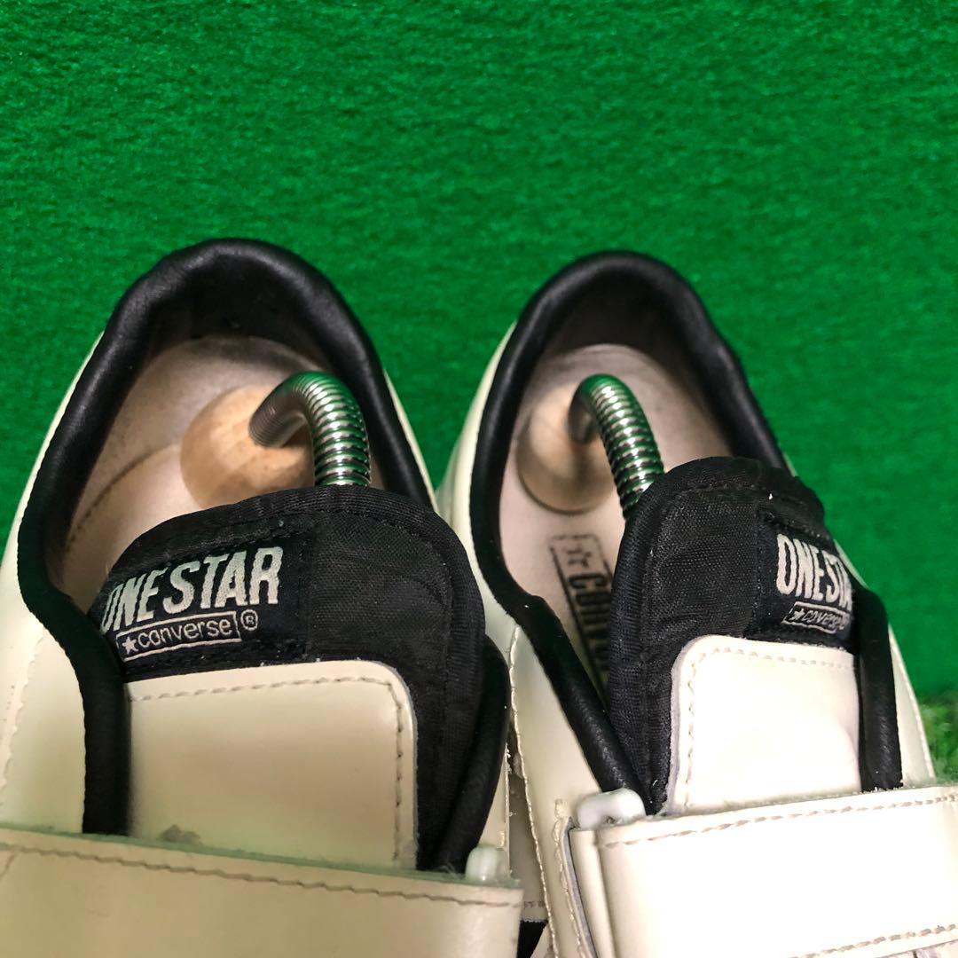 人気‼️CONVERSE ONE STAR V-3 ベルクロ レザーホワイト 29