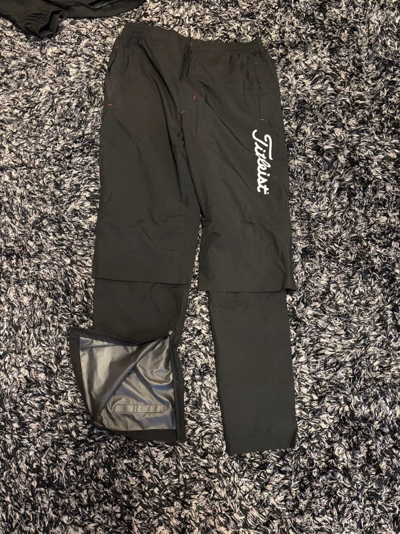 ♦︎Titleist レインウェアセットアップ ブラック Lサイズ 美品♦︎
