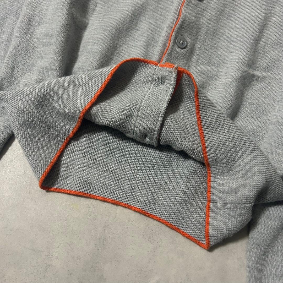マカフィー 24AW プレーンウール クルーネックカーディガン ニット グレー