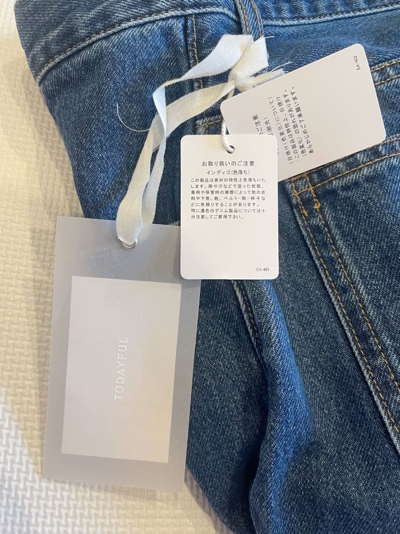 ◉新品半額❗️/スピード発送TODAYFUL Cary's Denim（ブルー)