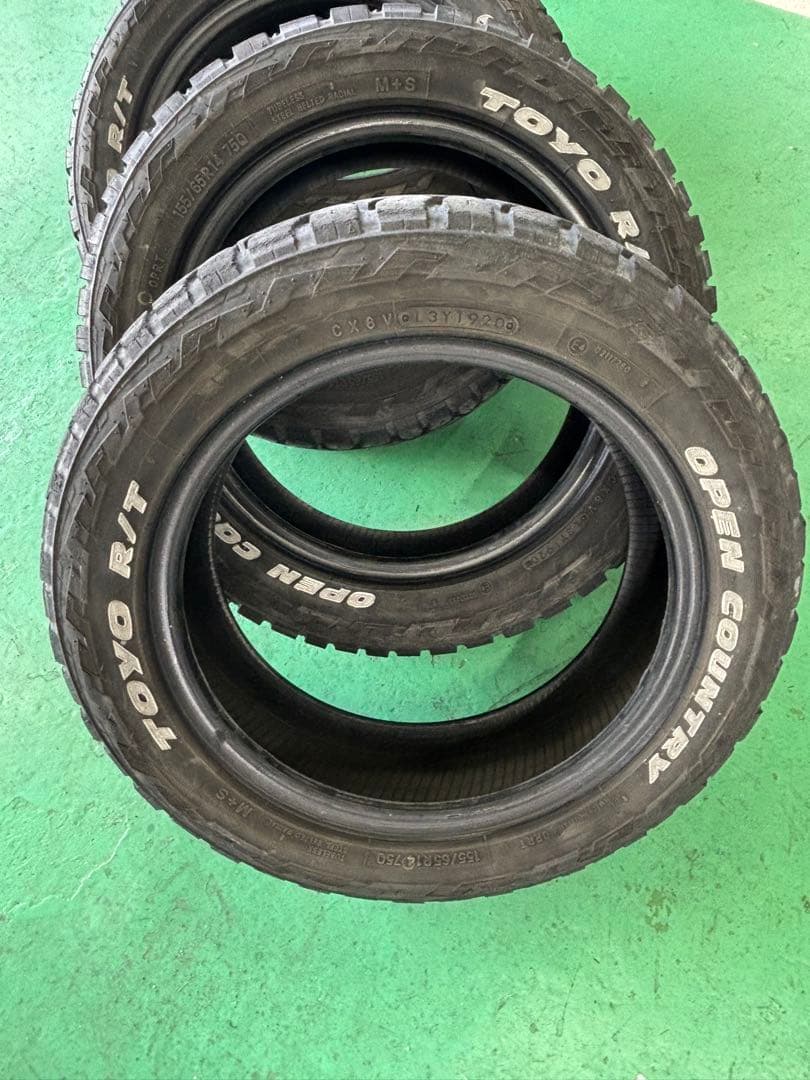 送料込　155/65R14 オープンカントリー　2020年