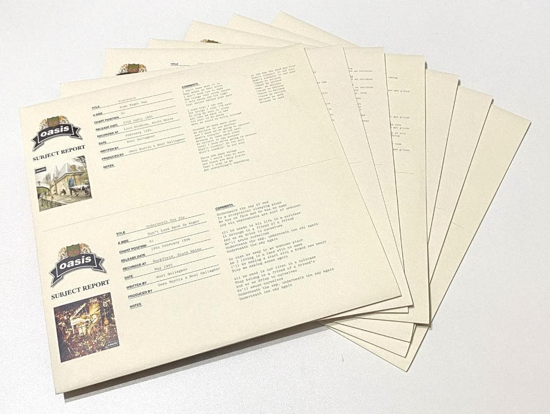 ★OASIS★MASTERPLAN★限定10インチレコードBOXセット