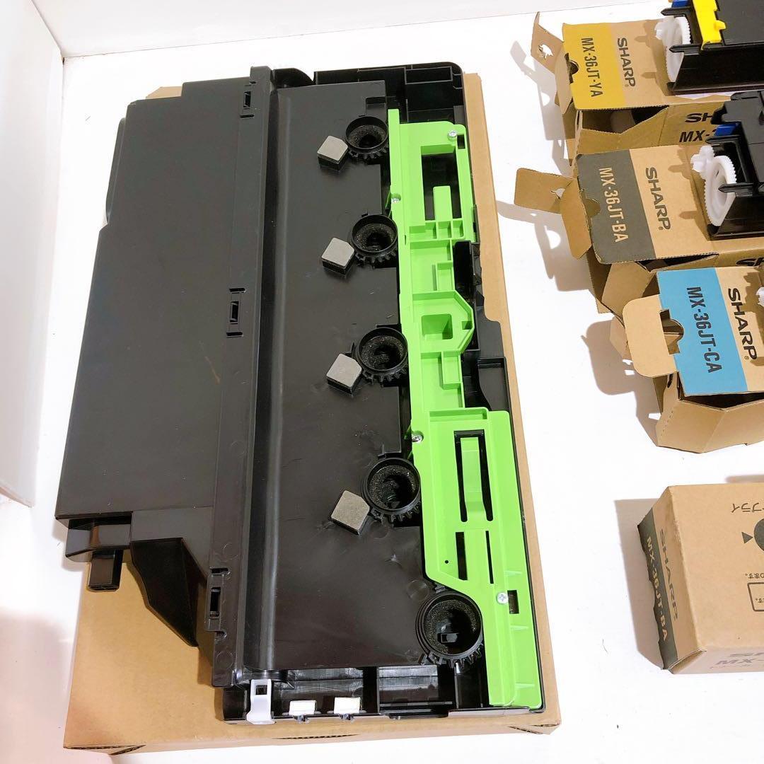 ☆SHARP シャープ トナー MX-36JT 3色セット+ トナー回収容器