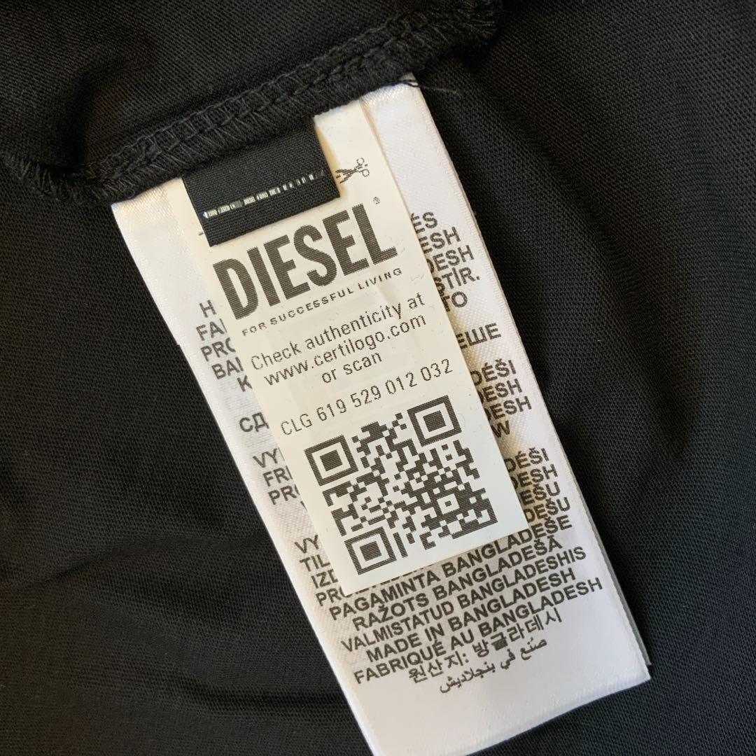 DIESEL　T-ISCO-DIV TANK TOP　Ａ10508　M　ロゴ