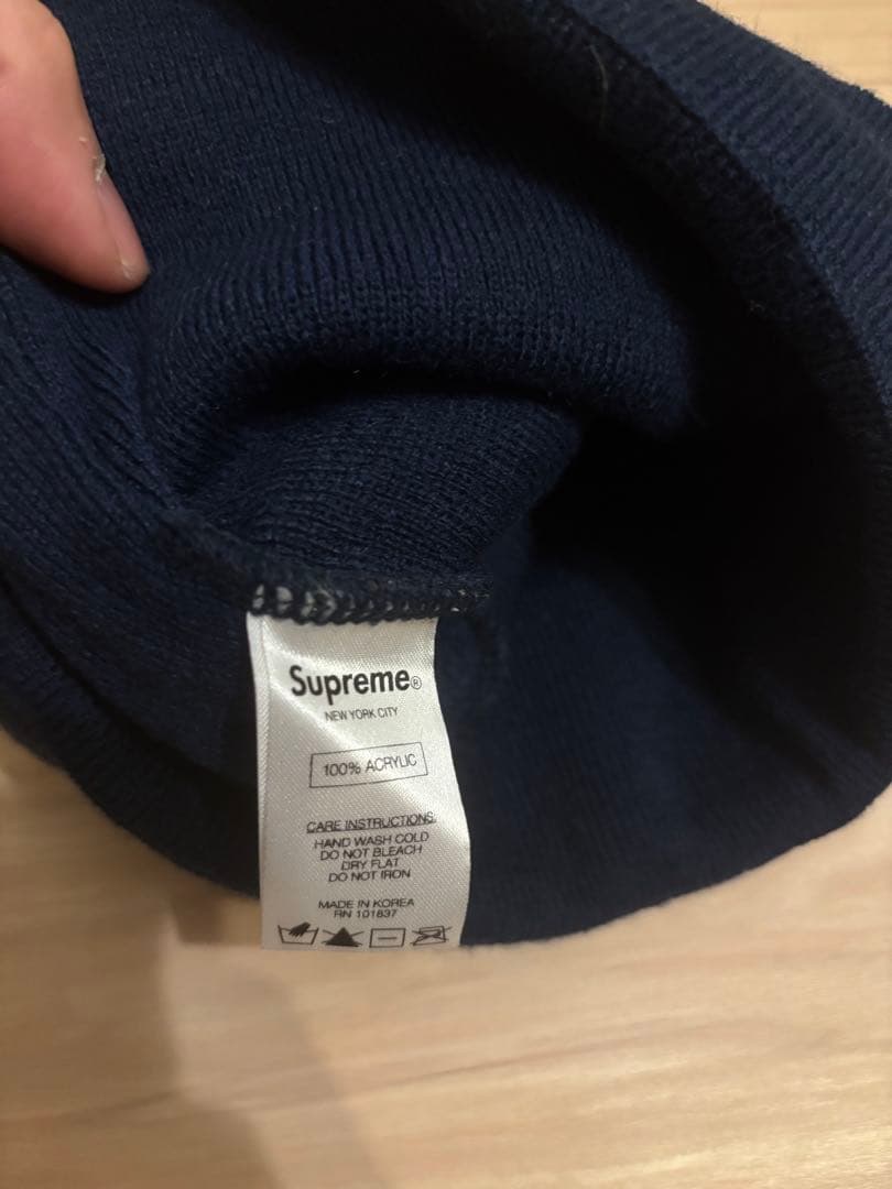Supreme キリスト　ビーニー　2013aw ネイビー　紺色