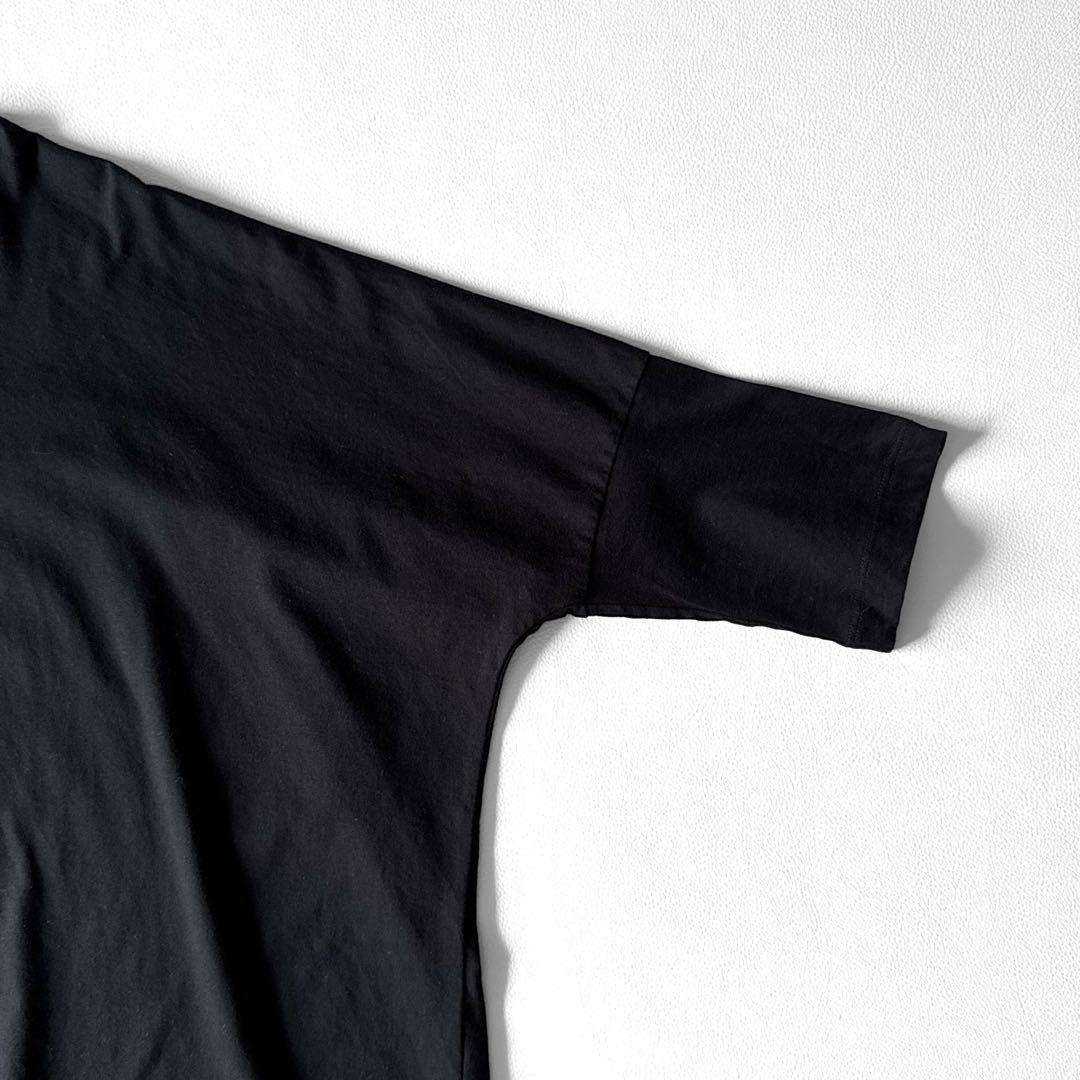 ドゥーズィエムクラス アパルトモン Flutter T-shirt オーバー 黒