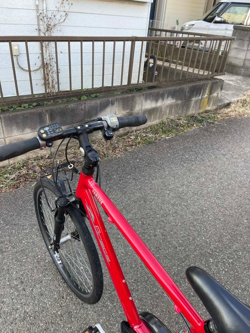 はまぴー　赤色 電動アシスト自転車 スポーツタイプ