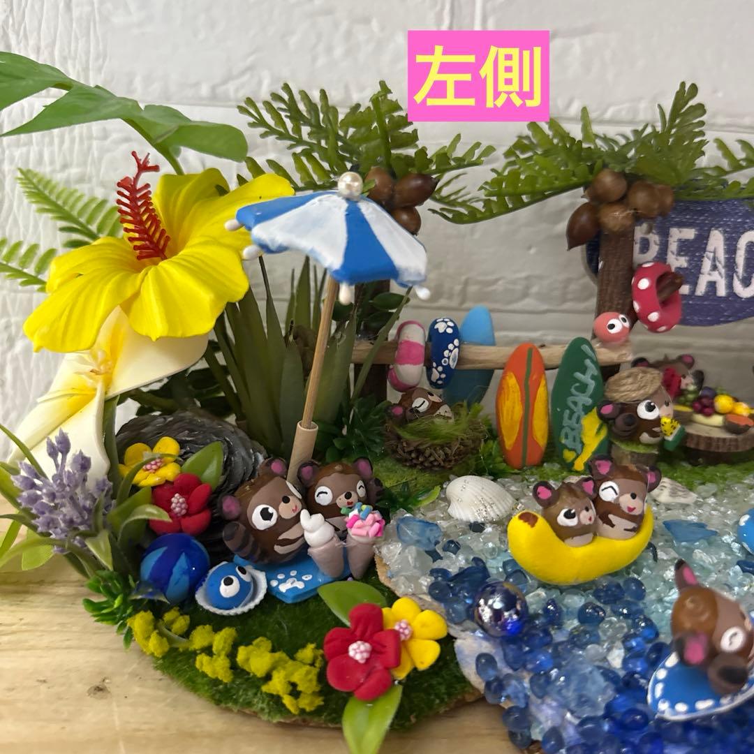 どんぐりアート♡2025年度夏　南国オブジェ♡