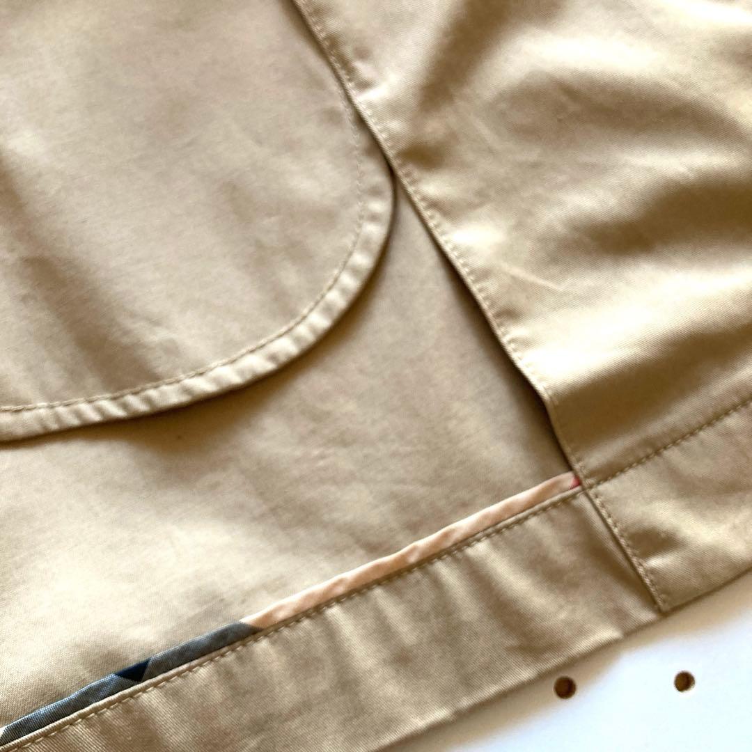 【未使用品】Burberryの半袖トレンチコートワンピース