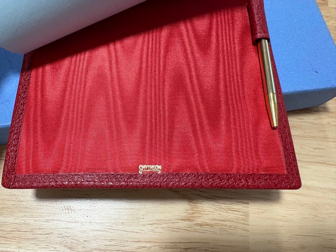 Atsuto様:未使用 スマイソン Smythson ジョッター レッド Pre