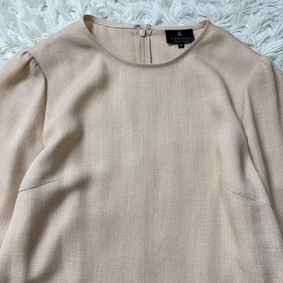 【新品タグ付き】LANVIN COLLECTION ワンピース　フリル　40